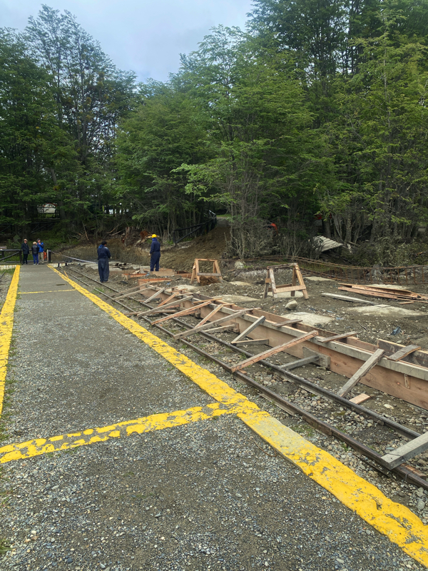 Construcción de la Estación Parque Nacional